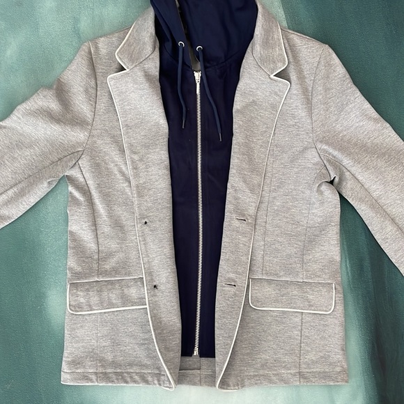 G Rageblue Two Layer Hoodie Blazer Jacket - Picture 13 of 15